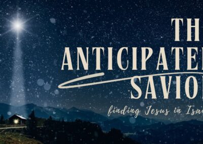 The Anticipated Savior- Advent 2024